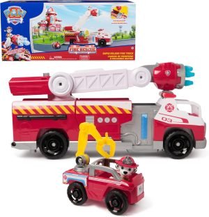 Paw Patrol Fire Rescue Fire Truck with Marshall Figure