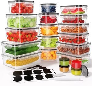 40 PCS Food Storage Containers