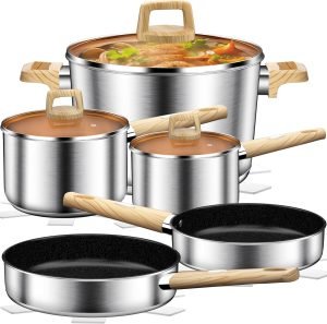 Stainless Steel Cookware Set 13PCS