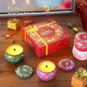 4 Pack Scented Candles Gift Set
