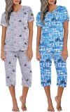 Women’s 2-Pack Capri Pajama Sets