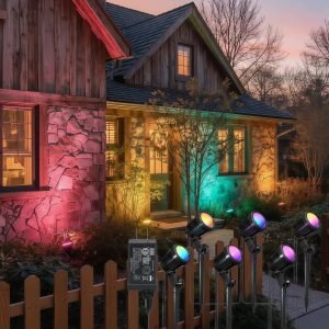 Color Changing LED Landscape Lights with APP & Remote Control