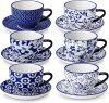 Porcelain Cups with Saucers