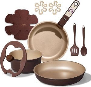 11-Piece Ceramic Cookware Set