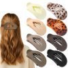 8 PCS Flat Claw Clips for Women