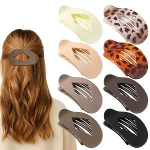 8 PCS Flat Claw Clips for Women