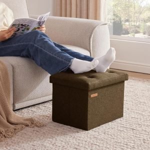Ottoman with Storage Foot Rest Stool