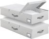2-Pack Underbed Organizer with Flip-Top Lid