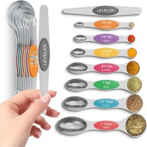 Magnetic Measuring Spoons Set of 8
