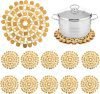 Bamboo Trivets Mat for Hot Dishes