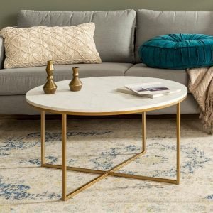 White Marble Coffee Table