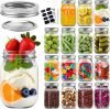 16-Pack 16oz Mason Jars
