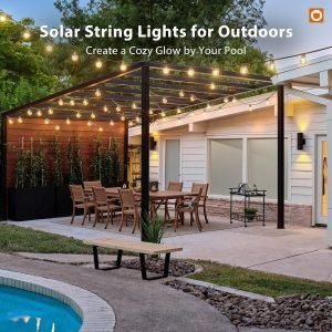100FT Solar String Lights