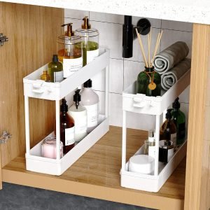 Slim Rolling Storage Cart 4 Tier