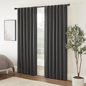 Modern Blackout Thermal Rod Pocket Window Curtain