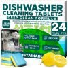 Sudstainables Dishwasher Cleaner and Deodorizer Tablets 24 Pack
