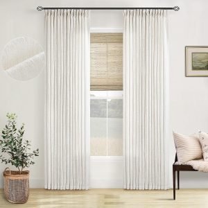 Pinch Pleated Linen Curtains