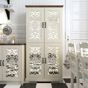 63.6” 4 Door Kitchen Pantry At Wayfair !!