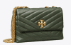 TORY BURCH’S SMALL KIRA CHEVRON SHOULDER BAG