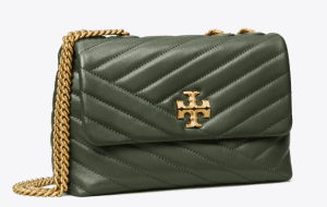 TORY BURCH’S SMALL KIRA CHEVRON SHOULDER BAG