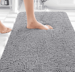 Extra Soft Absorbent Chenille Bath Rugs