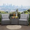 3PCS Patio Rattan Sofa Set At Walmart !!