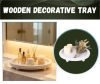 Wooden decorative tray
