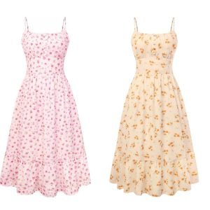 Save 50% off on this Flowy Ruffle Midi Dresses