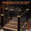 Solar Post Cap Lights 12-Pack