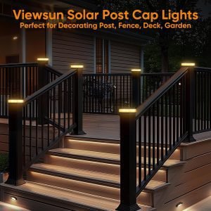 Solar Post Cap Lights 12-Pack