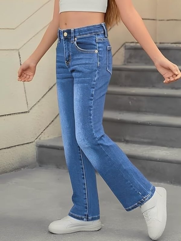 Girls elastic waist Jeans