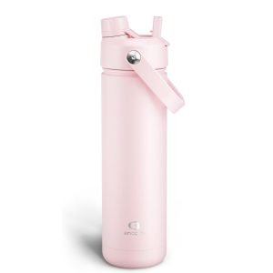 Water Bottle with Straw