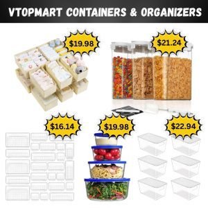Big Spring Sale on Vtopmart containers & organizers
