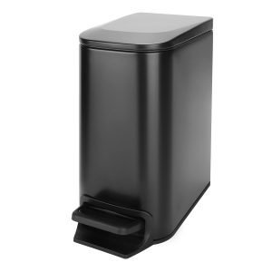 Small Bathroom Trash Can with Lid 