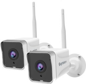 2 Pack Outdoor Security Camera 2K