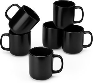 Stoneware Coffee Mugs Set