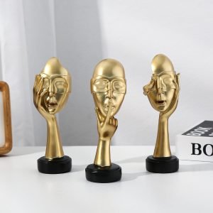 3 Pcs Thinker Statue