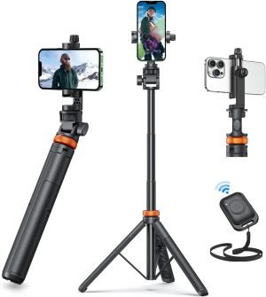 Tripod for iPhone & Selfie Stick with Remote