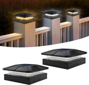 Solar Post Cap Lights Waterproof
