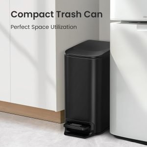 Small Bathroom Trash Can with Lid