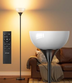 Luckystyle Torchiere Floor Lamp 