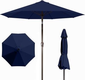 Auto-Tilt 9Ft Patio Umbrella