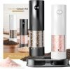 Electric Salt and Pepper Grinder Set