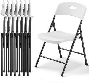Folding Chairs 8 Pack 