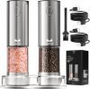 Electric Salt and Pepper Grinder Set Stainless Steel