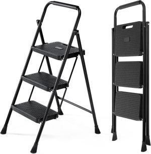 Folding 3 Step Ladder Stool