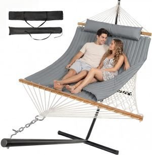 Cotton Rope Hammock with Polyester Pad