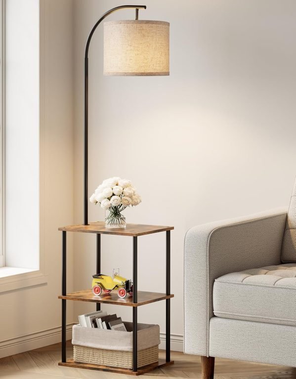 Floor Lamp with Table