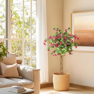 4 ft Artificial Bougainvillea Tree