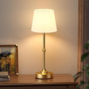 Rechargeable Cordless Table Lamp Gold 